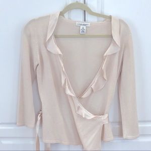 BANANA REPUBLIC Cashmere and Silk Wrap Sweater